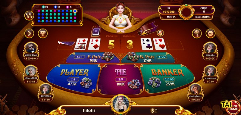 Baccarat đang là xu hướng của casino hiện nay