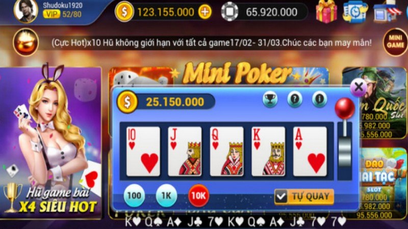 Có nhiều đơn vị cung cấp Nổ hũ Mini Poker chất lượng