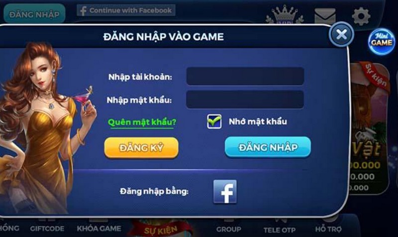 Người chơi cần đăng nhập game để sử dụng mã code