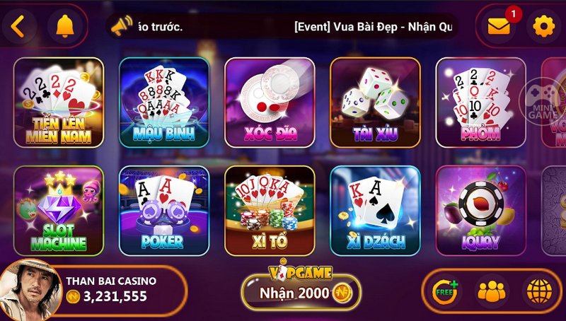 Game bài mang đến nhiều trải nghiệm đặc sắc cho người chơi