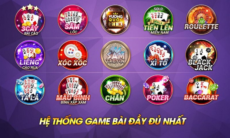 Rikvip có nhiều game bài hay cho anh em trải nghiệm