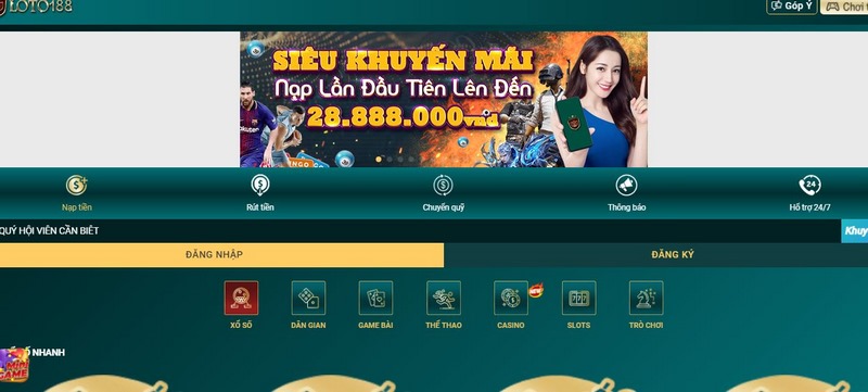 Loto188 được biết tới là một sân chơi giải trí uy tín