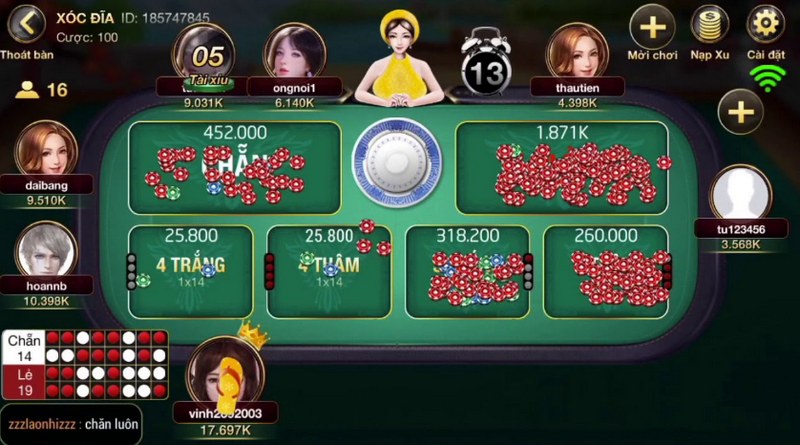 789BET mang đến người chơi không gian Xóc đĩa đẳng cấp