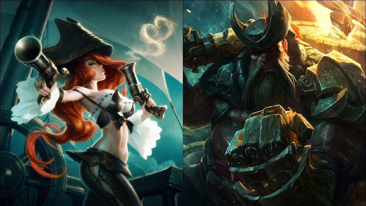 Đội hình Miss Fortune và Gangplank cực kỳ đẳng cấp