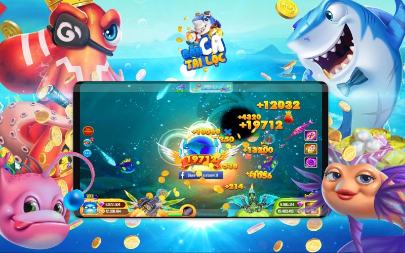 Giao diện game Bắn cá Tài Lộc gây ấn tượng mạnh đối với người chơi